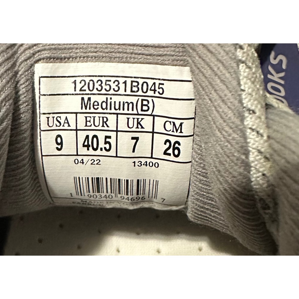 Brooks Adrenaline GTS 22 Running Shoes Womens 9 Grey Blue Good 1203531B045 - Picture 7 of 10